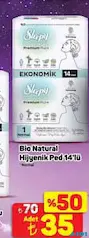SLEEPY BİO NATURAL HİJYENİK PED 14'LÜ